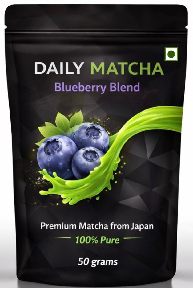 Blueberry Matcha front pack