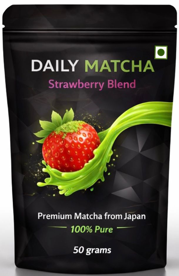 Strawberry Matcha front pack